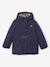 3-in-1 parka voor meisjes marineblauw+rouge - vertbaudet enfant 
