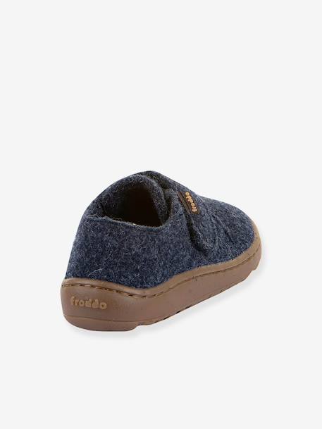 Barefoot sloffen voor kinderen BAREFOOT WOOLY Froddo beige+fuchsia+gemêleerd grijs+gemêleerd roze+groen+jeansblauw+nachtblauw+rood - vertbaudet enfant 