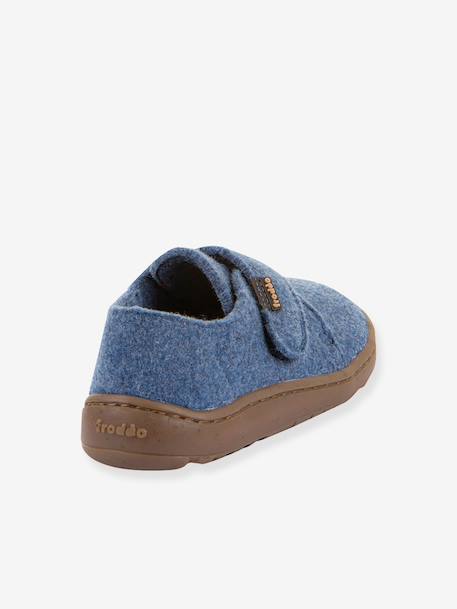 Barefoot sloffen voor kinderen BAREFOOT WOOLY Froddo beige+fuchsia+gemêleerd grijs+gemêleerd roze+groen+jeansblauw+nachtblauw+rood - vertbaudet enfant 