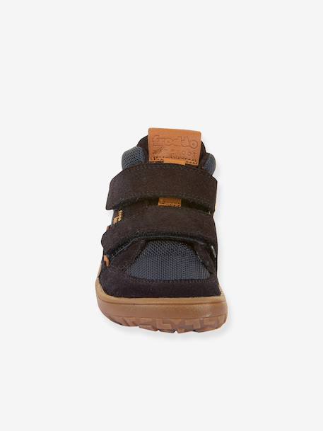 Schoenen met klittenband BAREFOOT TEX AUTUMN FRODDO voor kinderen bordeauxrood+nachtblauw+olijf+paars - vertbaudet enfant 