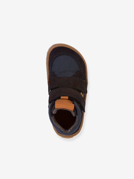 Schoenen met klittenband BAREFOOT TEX AUTUMN FRODDO voor kinderen bordeauxrood+nachtblauw+olijf+paars - vertbaudet enfant 
