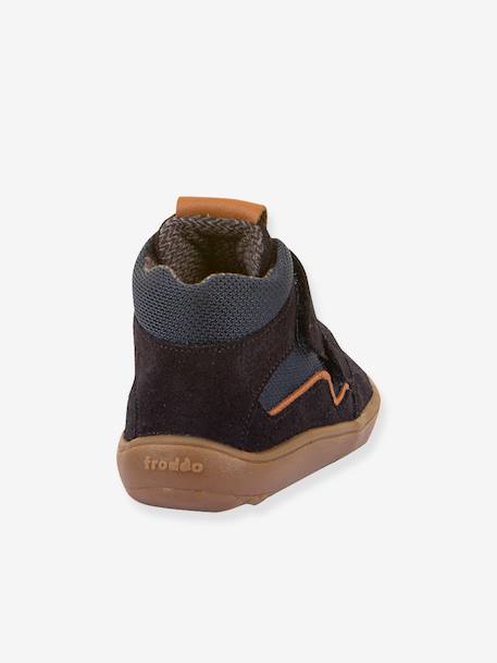 Schoenen met klittenband BAREFOOT TEX AUTUMN FRODDO voor kinderen bordeauxrood+nachtblauw+olijf+paars - vertbaudet enfant 