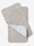Set van 2 matrasopleggers Basics LICHTGRIJS LICHT+lichtroze + wit+WIT - vertbaudet enfant 