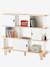 Bibliotheekplank LINE SEVENTIES wit+WIT - HOUT - vertbaudet enfant 