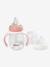 Leerfles 2 in 1 (210 ml) BEABA beige+ROZE+saliegroen - vertbaudet enfant 
