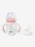 Leerfles 2 in 1 (210 ml) BEABA beige+ROZE+saliegroen - vertbaudet enfant 