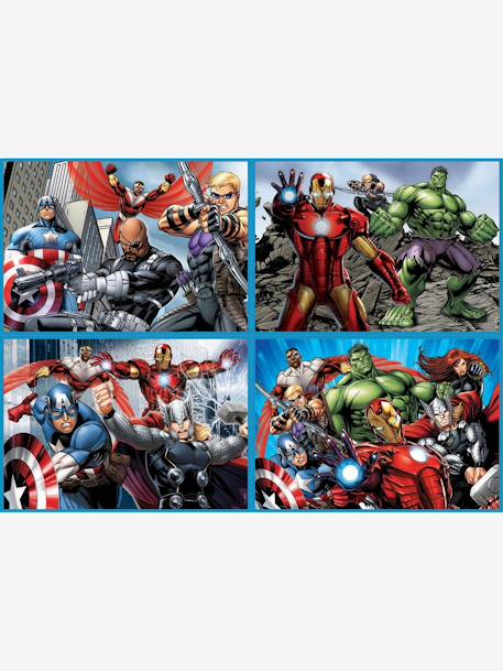 Set met 4 puzzels 50 tot 150 stukjes Multi 4 Marvel® Avengers EDUCA BUNT - vertbaudet enfant 