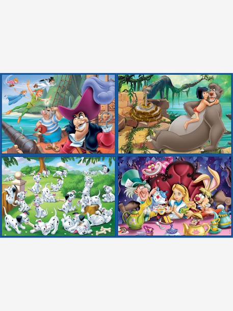 Set met 4 puzzels van 50 tot 150 stukjes Multi 4 Classic Disney® EDUCA wit - vertbaudet enfant 