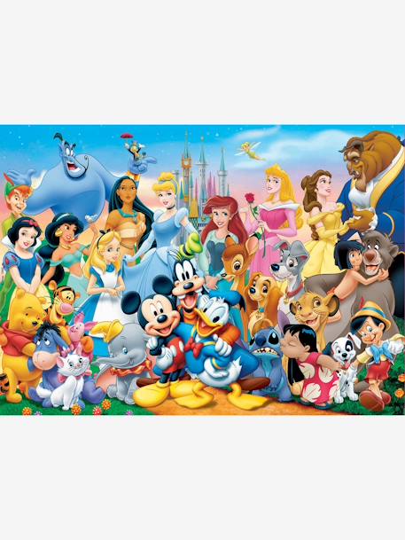 Houten puzzel van 100 stukjes De wonderlijke wereld van Disney® EDUCA blauw - vertbaudet enfant 