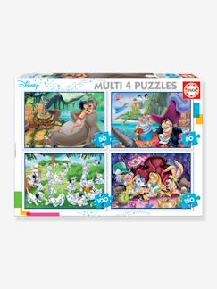 Set met 4 puzzels van 50 tot 150 stukjes Multi 4 Classic Disney® EDUCA  - vertbaudet enfant