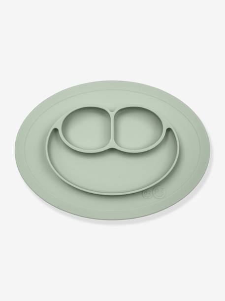 Alles-in-een Mini-placemat met bord van EZPZ van siliconen AMANDELGROEN+ROZE - vertbaudet enfant 