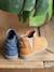 Elastische leren laarsjes voor meisjesbaby's beige, bedrukt+bordeauxrood+CAMEL+marineblauw+zwart - vertbaudet enfant 