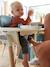 Hoge ontwikkelingsstoel 2 hoogtes vertbaudet High & Low blauw+Grijs/hout - vertbaudet enfant 