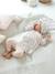 Set pasgeboren baby 3 delen haarband, jurk met motief en legging Nude met print - vertbaudet enfant 