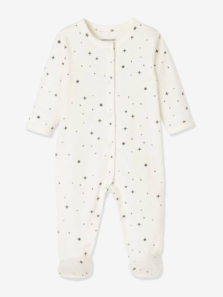 Set met 2 pyjama's voor pasgeboren baby's van biologisch katoen donker rozenhout - vertbaudet enfant 