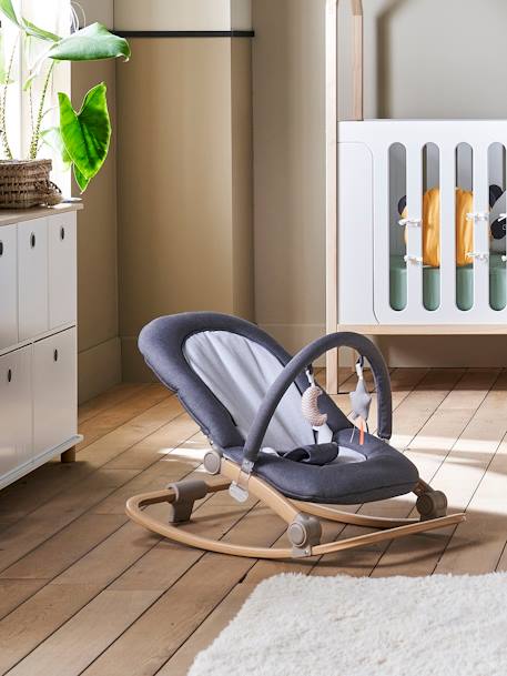Transat met Babydream-boog beige, bedrukt+ecru+grijs/wit+lindegroen+marineblauw - vertbaudet enfant 