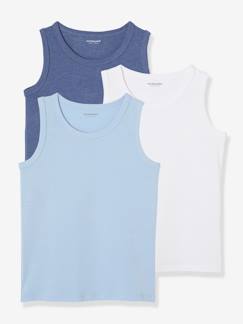 Jongens-Ondergoed-T-shirt-Set van 3 onderhemdjes voor jongens