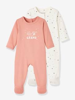 Set met 2 pyjama's voor pasgeboren baby's van biologisch katoen  - vertbaudet enfant