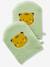 Set van 2 washandjes Panda groen - vertbaudet enfant 