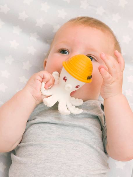 Bijtring Bonnie de octopus Baby to love LICHTROZE+SAFRAANGEEL - vertbaudet enfant 