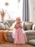 Verkleedkleren prinses met sluier en kroon goudkleurig+groen+roze - vertbaudet enfant 