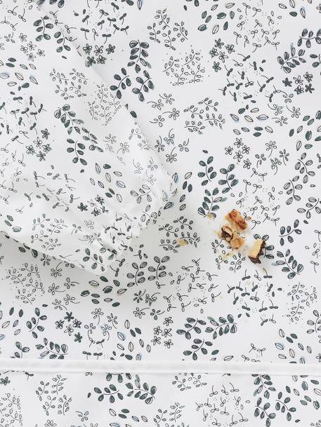 Slab lange mouwen meerkleurig+Plantenprint+roze (poederkleur)+vos - vertbaudet enfant 
