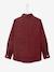 Overhemd voor jongens met stippenprint Aubergine met print - vertbaudet enfant 