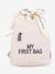CHILDHOME 'My first bag' Teddy rugzak Ecru - vertbaudet enfant 