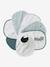 Set van 7 babyslabbetjes beige, bedrukt+blauwgroen+Egel+jungle wit+lichtroze+touw - vertbaudet enfant 