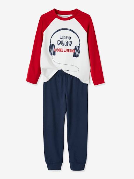 Set van 2 pyjama's Muziek Oeko-Tex® Ivoor - vertbaudet enfant 