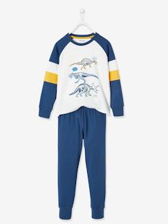 Jongens- Pyjama, surpyjama-Fosforescerende lange jongenspyjama dinosaurus