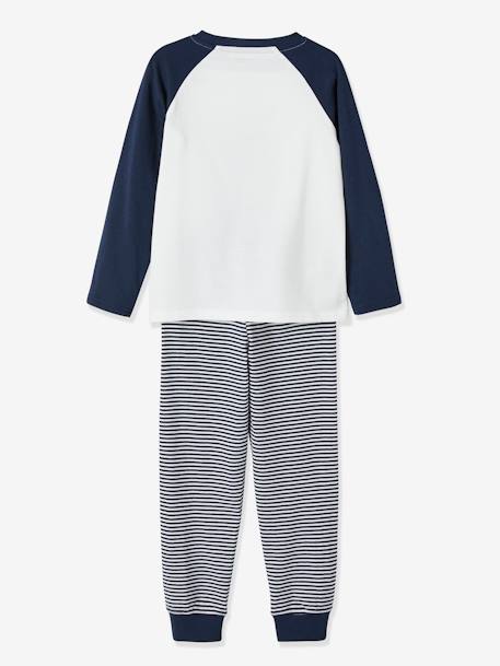 Set van 2 pyjama's Muziek Oeko-Tex® Ivoor - vertbaudet enfant 
