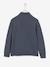jongensvest met ritssluiting en opstaande kraag Blauw chiné+Ecru geschineerd - BROSS B 029+gemêleerd groen - vertbaudet enfant 