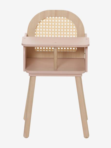 Houten en rieten kinderstoel meerkleurig - vertbaudet enfant 