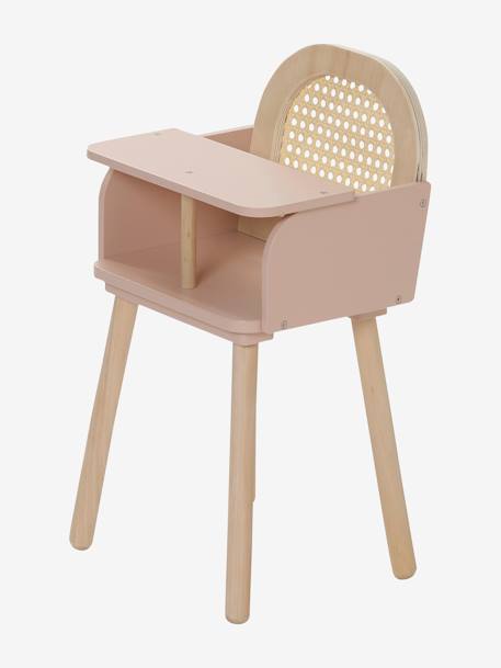 Houten en rieten kinderstoel meerkleurig - vertbaudet enfant 