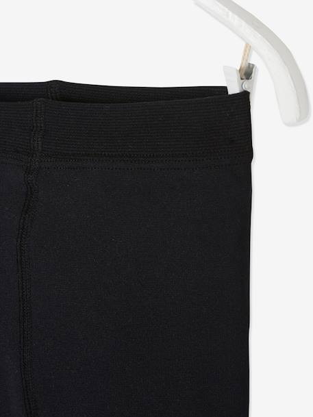 Fleece-legging voor meisjes blauw+gemêleerd grijs+parelgrijs+zachtpaars+zwart - vertbaudet enfant 