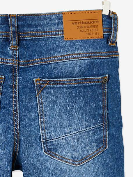 Slim fit jongensjeans Morphologik 'waterless' heupomtrek MEDIUM DENIM DONKERGRIJS+denimgrijs+double stone+RUW DENIM+STONE+zwart denim - vertbaudet enfant 