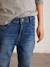 Jongensjeans met losse pasvorm en laag kruis stone - vertbaudet enfant 