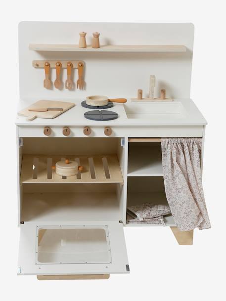 Kitchenette met FSC® houtgordijn meerkleurig - vertbaudet enfant 