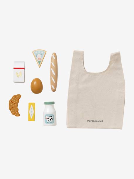 FSC®-houten boodschappentas meerkleurig - vertbaudet enfant 