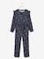 Gebloemde meisjesjumpsuit inkt met print - vertbaudet enfant 