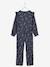Gebloemde meisjesjumpsuit inkt met print - vertbaudet enfant 