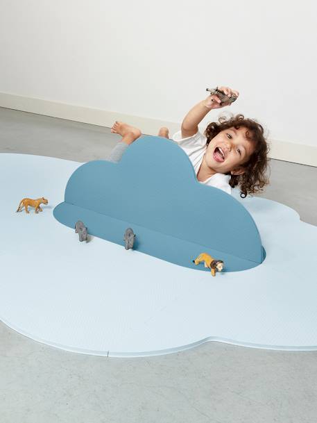 Groot wolken speelkleed - QUUT HEMELBLAUW+MUNTGROEN+PARELGRIJS+POEDERROZE - vertbaudet enfant 