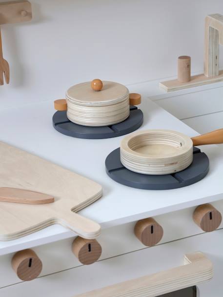 Kitchenette met FSC® houtgordijn meerkleurig - vertbaudet enfant 