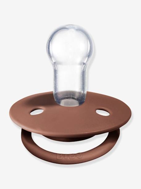Set van 2 BIBS De Lux siliconen spenen Amandelgroen + wolkengrijs+IJzergrijs + babyblauw+Ivoor + poeder roze+Terracotta + poederroze - vertbaudet enfant 