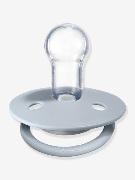 Set van 2 BIBS De Lux siliconen spenen Amandelgroen + wolkengrijs+IJzergrijs + babyblauw+Ivoor + poeder roze+Terracotta + poederroze - vertbaudet enfant 