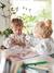 Slab lange mouwen meerkleurig+Plantenprint+roze (poederkleur)+vos - vertbaudet enfant 