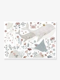 Linnengoed en decoratie-Decoratie-Behang, Sticker-Stickervel LILIPINSO - Onder de zee