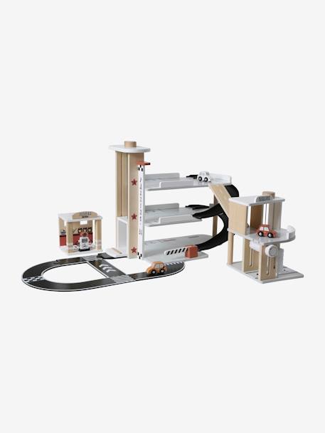 Garage station + service in FSC® hout meerkleurig - vertbaudet enfant 