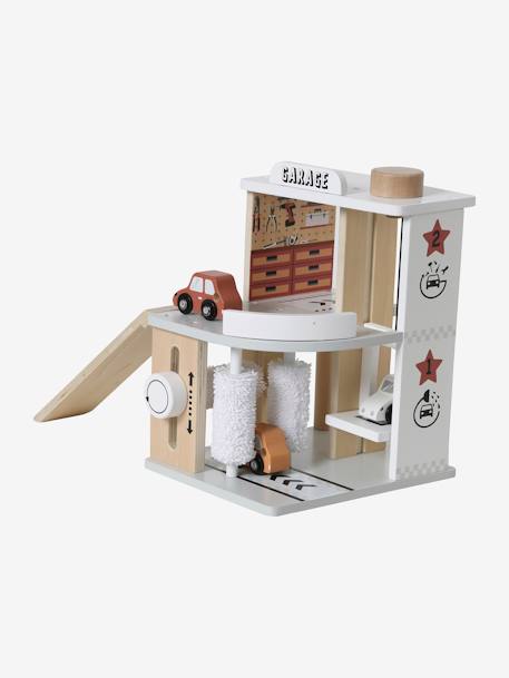 Garage station + service in FSC® hout meerkleurig - vertbaudet enfant 